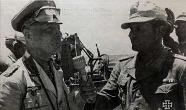 German General Erwin Rommel, Tobruk, Libya, World War II, 1941. Artist: Unknown