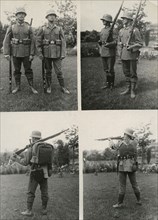 New field uniforms for the  German army, 1934.  Artist: Unknown.