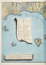 Map of Gulf of Gaeta, 1776.