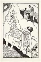 The Death of Troilus, 1927, (wood engraving).