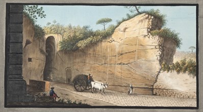 Entrance of the Grotta of Pausilipo, 1776.