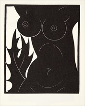 The Thorn in the Flesh, 1921 (wood engraving).