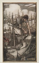 Gulliver Seizes The Enemy's Fleet, 1909.