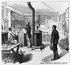 G'enl Garfield's Business Office, 1880.