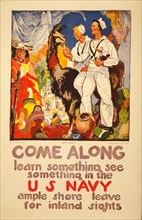 WW1 Recruitment Poster for the US Navy, 1919.