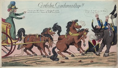 Consular Coachmanship!!, 1803.