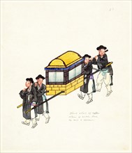 Example of an Enclosed Palanquin, c.1890.