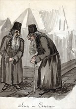Jews in Cracow, c. 1862.