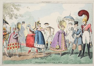 Dandies of 1817 and Monstrosities of 1818, 1835.