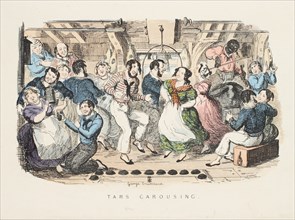 Tars Carousing,  1841.