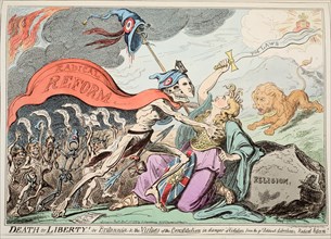 Death or Liberty! Or Britannia & the Virtues of the Constitution in danger of Violation ?, 1819.