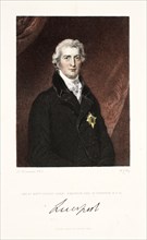 The Right Honourable Robert Banks Jenkinson,  Earl of Liverpool, K. G. & C., 1830.