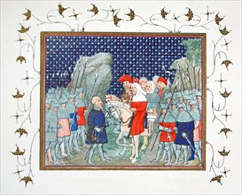Richard II betrayed at Penmaur Rhos and taken prisoner by the Duke of Northumberland, facsimile copy