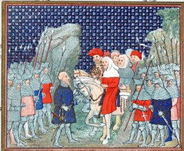 Richard II betrayed at Penmaur Rhos and taken prisoner by the Duke of Northumberland, 19th Century.
