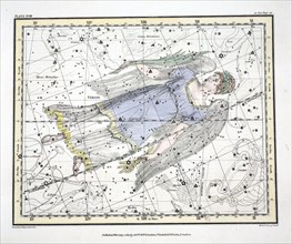 The Constellations (Plate XVIII) Virgo, 1822.