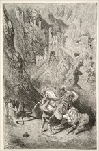 On the Way to the Green Chapel, from Stories of the Days of King Arthur by Charles Henry Hanson, pub