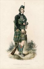 Macdonnel of Glengarry, from The Clans of the Scottish Highlands, pub. 1845 (colour lithograph)