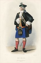 Mac Intire, from The Clans of the Scottish Highlands, pub. 1845 (colour lithograph)