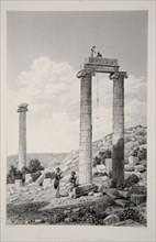 Ruins of the Temple of Apollo Branchidae, pub. 1863 (lithograph). Creator: English School (19th Century).