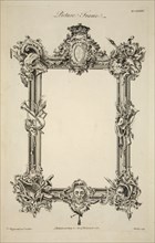 Design for a Picture Frame, pub. 1761 (engraving). Creator: Thomas Chippendale (1718 - 1779) after.