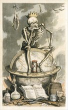Frontispiece from The English Dance of Death, pub. 1815 (coloured engraving), 1815. Creator: Thomas Rowlandson (1756 - 1827).