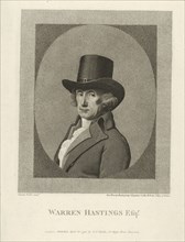 Portrait of Warren Hastings, Esq., pub. 1795. Creator: Unknown.