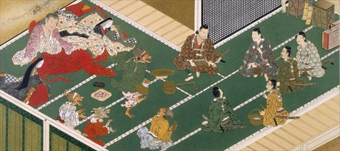 Raiko and his Comrades before the Demon Robber, Tosa School. Creator: Japanese School (17th Century).