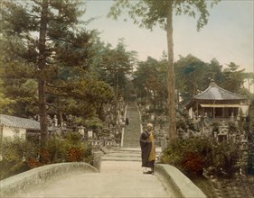Kurodani Graves, Kyoto, c1890s. Creator: Japanese Photographer (19th Century).
