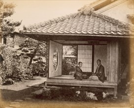 Tycoon's halting place on the Tocaido Hasa, 1868. Creator: Felice Beato (1825-c.1908).
