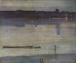 Nocturne in Blue and Green, 1870. Creator: James Abbott McNeill Whistler (1834-1903).