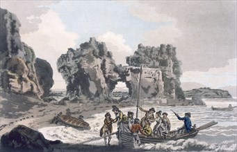 View of the Castle Rock, pub. 1793. Creator: J. Hassell (1767-1825) and J.C. Ibbetson (1759-1817).