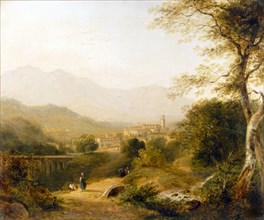 Italian Landscape, 1839. Creator: Joseph William Allen (1803-52).