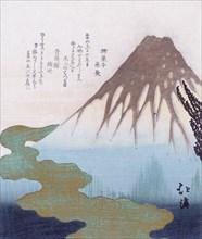 Mount Fuji above the Clouds, c1820. Creator: Toyota Hokkei (1780 - 1850).