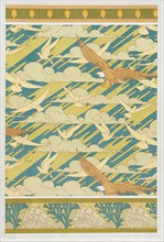 Designs for wallpaper border "Squash Bug", pub. 1897. Creator: Maurice Pillard Verneuil (1869?1942).