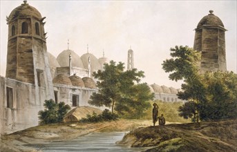 A View of the Cuttera built by Jaffeir Cawn at Muxadavad, pub. 1785-88. Creator: William Hodges (1744-97).