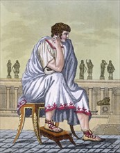 Roman Citizen, pub. 1796. Creator: Jacques Grasset de Saint-Sauveur (1757-1810).