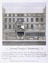 Wood Street,  Compter, pub. 1793. Creator: English School (17th Century).