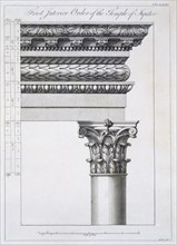 Order of the Portico to the Vestibulum in the Peristylium, pub. 1764. Creator: Robert Adam (1728-92).
