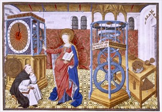 Wisdom (Sapience) teaching the author the precepts of temperance, c1455.  Creator: Master of Jean Rolin II (fl. 1440-65).