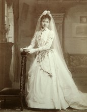 Wedding portrait, 1880s. Artist: Unknown