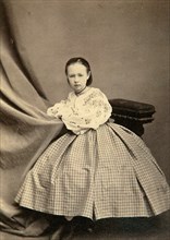 Childhood portrait of Sophia Perovskaya, 1860s. Artist: Unknown