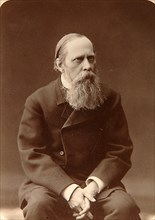 Mikhail Saltykov-Shchedrin, Russian author, 1880s. Artist: Konstantin Schapiro