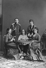 Count Sergei Sheremetev and Countess Ekaterina Sheremeteva and family, 1870s. Artist: Anon