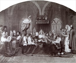 Boyar's (nobleman's) wedding, Russia, c1883-c1884. Artist: Andrei Osipovich Karelin