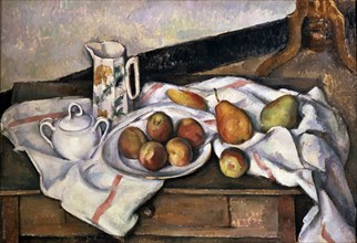 'Peaches and Pears', 1890-1894.  Artist: Paul Cezanne