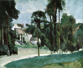 'The Road at Pontoise', 1875. Artist: Paul Cezanne