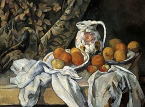 'Still Life with Drapery', c1895. Artist: Paul Cezanne
