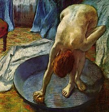 'Woman in a Tub', 1886.  Artist: Edgar Degas