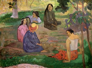'Les Parau Parau (Conversation)', 1891. Artist: Paul Gauguin