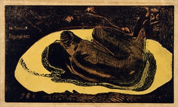 'Manao Tupapau (Spirit of the Dead Watching)', 1893-1894.  Artist: Paul Gauguin
